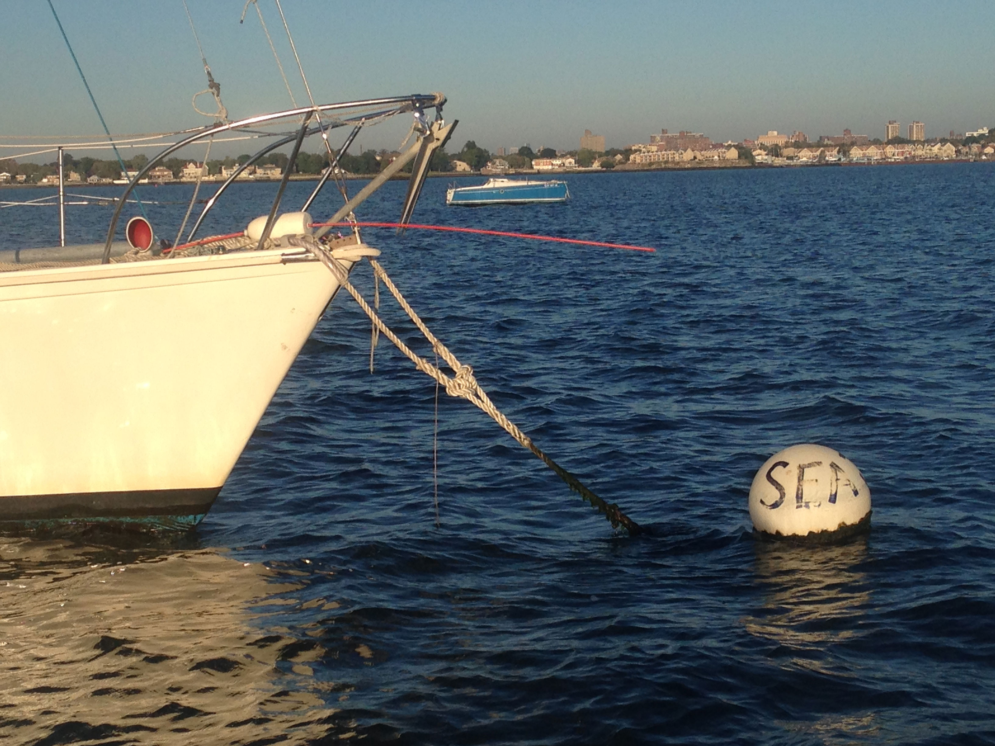 mooring bridle for catamaran